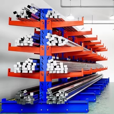 Heavy Duty Industrial Cantilever Racks , Double Sided Cantilever Pipe Storage Racks