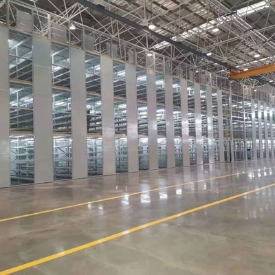 Three Floors Mezzanine Racking System ，Warehouse Storage Mezzanine Platforms