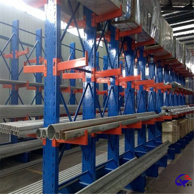 Sheet Metal Cantilever Warehouse Racking H Beam Rack With Powder Coating
