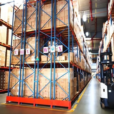 Custom Colors 2 Deep Pallet Racking System Powder Coated 1000-4000kg/ Layer