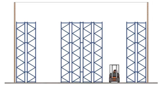 Heavy Duty Double Deep Pallet Racking System With 6000-21000kg Weight Capacity