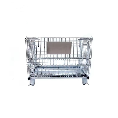 Heavy Duty Welded Steel Mesh Storage Cage Industrial Wire Mesh Baskets