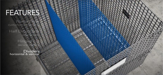 Silver Wire Mesh Cage For Storage With Customizable Hole And Wire Diameter