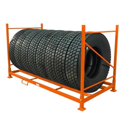 1500kg Capacity Vertical Stackable Folding Tire Racks For Adjustable Mobility In Tire