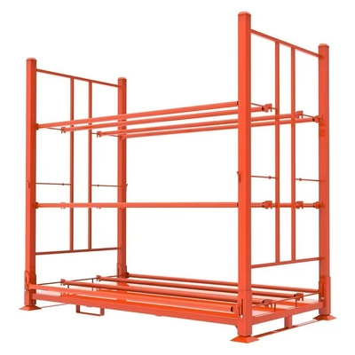 1500kg Load Capacity Adjustable Steel Tyre Rack For Truck Tires Display And Stacking Racks
