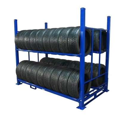 High Load Capacity Tyre Storage Rack With QF-stack Structure Warehouse Solution