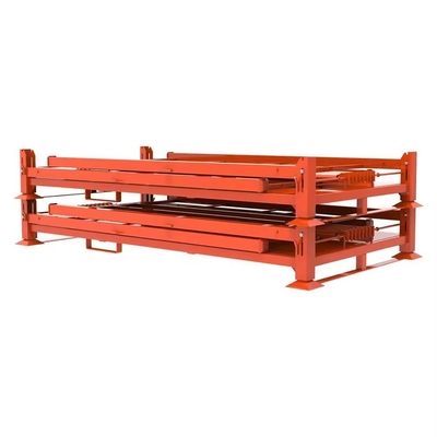 Foldable Steel Tyre Rack For Car Truck Tire Closed Open Package Gross Weight 100.000kg