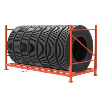 After-sales Service 1500kg Load Capacity Metal Tire Storage Rack With Foldable Design