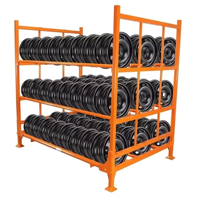 Truck Tires Lorry Tyres Foldable Steel Stacking Tyre Racks