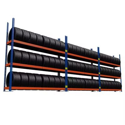 Stackable Steel Truck Tire Rack For Automotive Pallet Racking