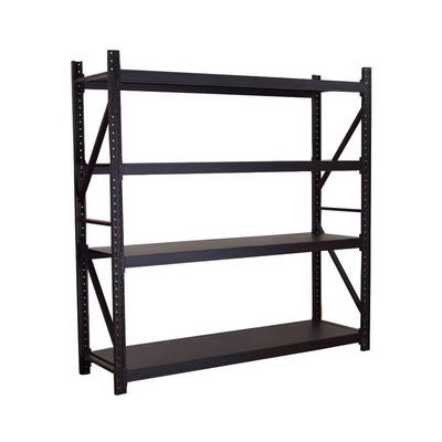 Customization Multi Level Medium Light Duty Steel Shelving Rack For Warehouse Storage