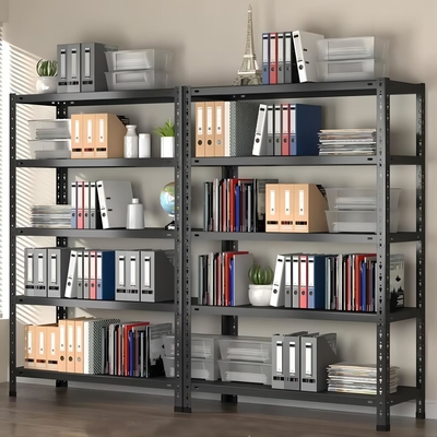 Customization Multi Level Medium Light Duty Steel Shelving Rack For Warehouse Storage