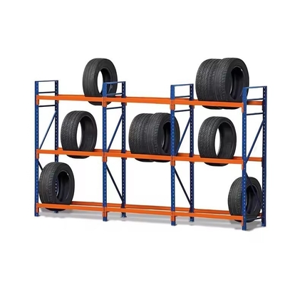 Tyre Storage Display Rack With Medium Duty Metal Shelving Of Conventional Development