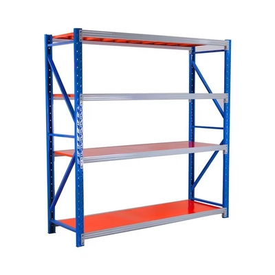1200*400*2000mm 4 Layer  Steel Light Duty Shelving Rack For Warehouse Shop