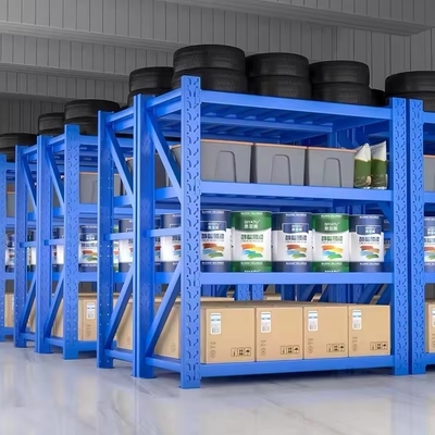 Customized Long Span Metal Shelf In Warehouse Storage