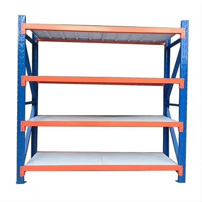 Long Span Warehouse Rack With Adjustable Height And Powder Coated Surface Structure Rack