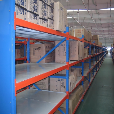 Long Span Warehouse Rack With Adjustable Height And Powder Coated Surface Structure Rack