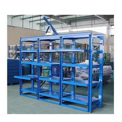 Customized Multifunctional Sliding Drawer Shelf Steel Stackable Mold Cabinet Rack