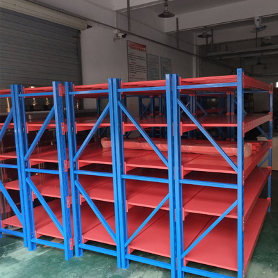 Mobility And Adjustable Medium Duty Storage Shelf Racking For Warehouse Solutions