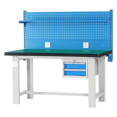 Sturdy Construction Steel Heavy Duty Industrial Workbench with Drawers