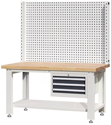 Sturdy Construction Steel Heavy Duty Industrial Workbench with Drawers