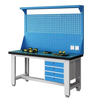 Sturdy Construction Steel Heavy Duty Industrial Workbench with Drawers
