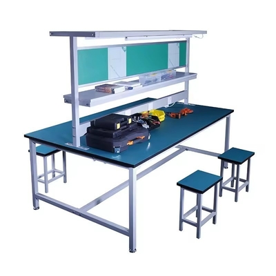 Q235 Raw Material Heavy Duty Antistatic Steel Work Table for Workshop Application