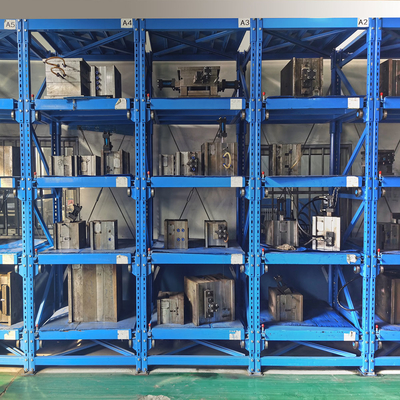 Height 0-5m Customized Color Pallet Racking Injection Mold Storage Racks 2000*600*2000