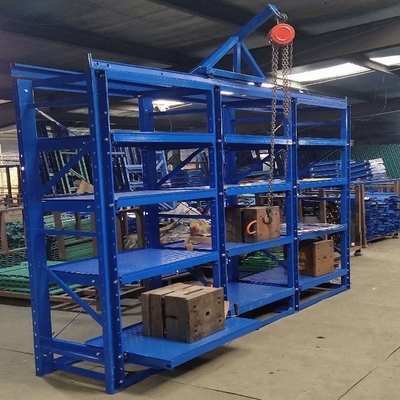 Height 0-5m Customized Color Pallet Racking Injection Mold Storage Racks 2000*600*2000