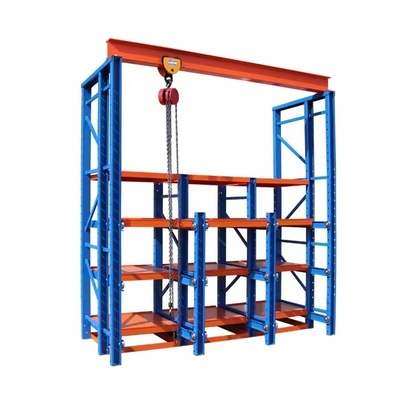 1000 Capacity Q235 Adjustable Drawer Type Mould Rack With Customized Design And Color