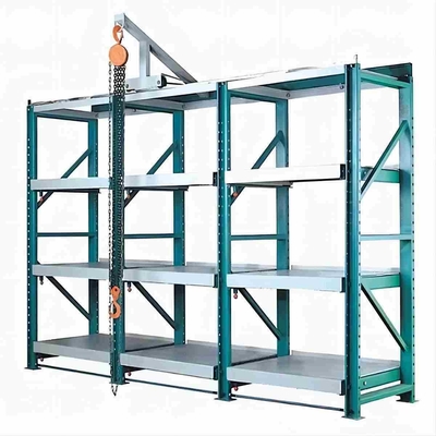1000 Capacity Q235 Adjustable Drawer Type Mould Rack With Customized Design And Color