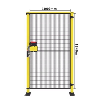 Workshop Warehouse Robot Isolation Net Guardrail Within Rack Structure 2000*600*2000