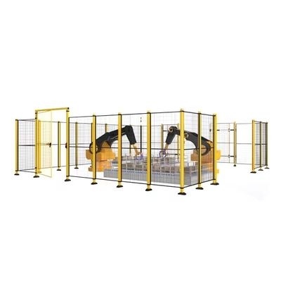 Iron Wire Mesh Robot Boundary Wall Fencing Workshop Isolation Net And Supported In USD