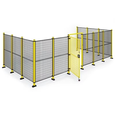 Iron Wire Mesh Robot Boundary Wall Fencing Workshop Isolation Net And Supported In USD