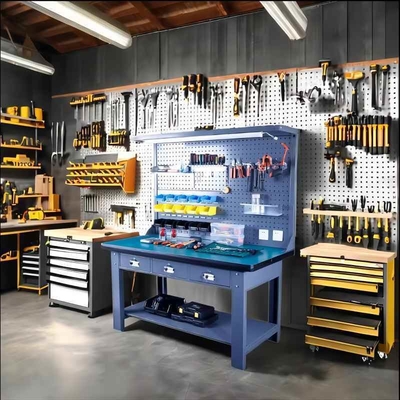 2000 Capacity Bilaterally Operable Garage Workbench For Powder Coating Manufacturing Line