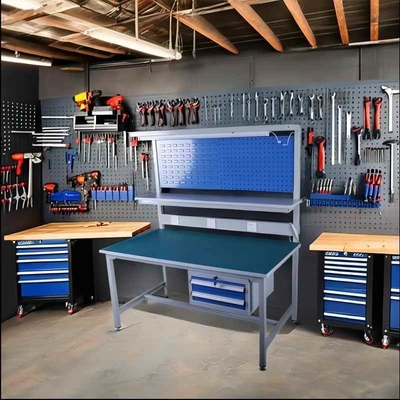 2000 Capacity Bilaterally Operable Garage Workbench For Powder Coating Manufacturing Line
