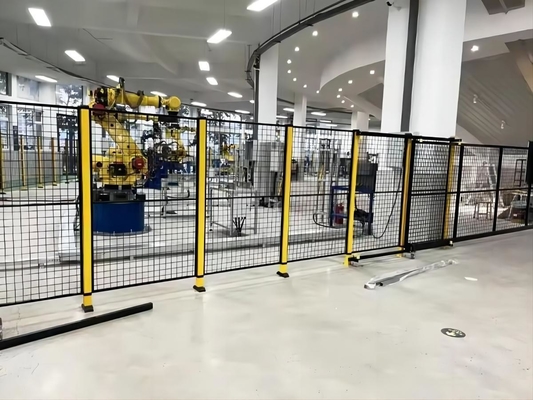 Steel Safety Fence Machine Guard System For Closed Workshop Isolation 2000*600*2000