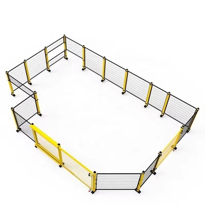 Pallet Racking Machine Protective Wire Mesh Fence For Workshop In Q235 Raw Material
