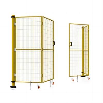 Pallet Racking Machine Protective Wire Mesh Fence For Workshop In Q235 Raw Material