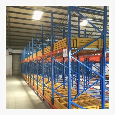 Customized Heavy Duty Steel Push Back Pallet Racking With ISO9001 CE Certification