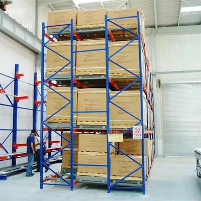 Customized Heavy Duty Steel Push Back Pallet Racking With ISO9001 CE Certification