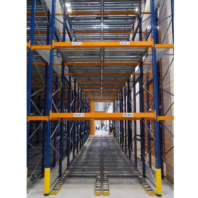 Customized Pallet Racking With Heavy Duty Roller Tracks And Long-lasting Steel Shelf