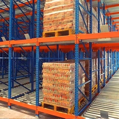 Customized Pallet Racking With Heavy Duty Roller Tracks And Long-lasting Steel Shelf