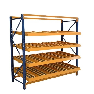 Closed Semi-closed QF-Gravity Pallet Rack Perfect For Streamlined Warehouse Logistics