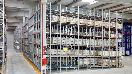 Closed Semi-closed QF-Gravity Pallet Rack Perfect For Streamlined Warehouse Logistics