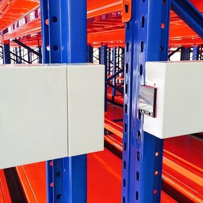                    Wheels Radio Shuttle Racks Automated Cold Warehouse Storage Pallet Racking             