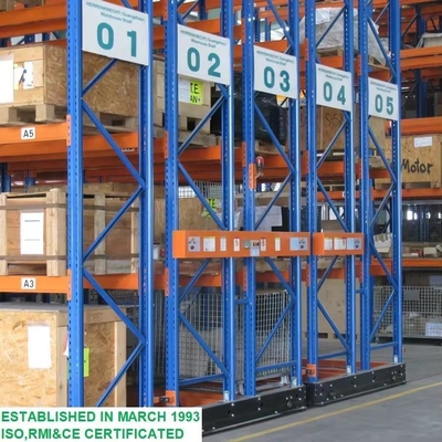                    Wheels Radio Shuttle Racks Automated Cold Warehouse Storage Pallet Racking             