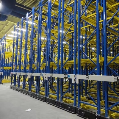 High Density Electric QF-Mobile Racking Customized Automated Pallet Rack For Warehouse