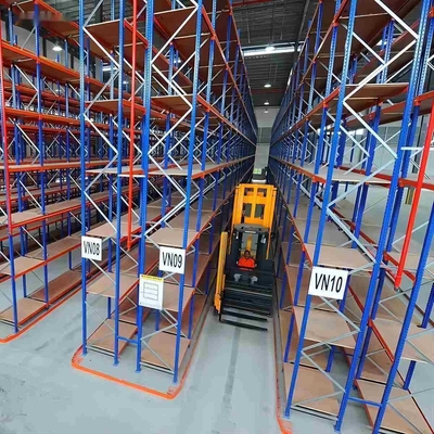 Galvanized High Utilization Pallet Vertical Vna Racking For Customized Warehouse Storage