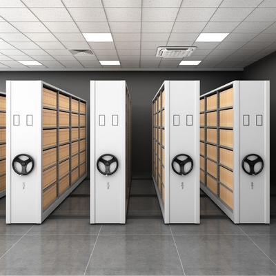 High Density Mobile Shelving Filing System For QIFEI-Heavy Duty Rack Customized Design